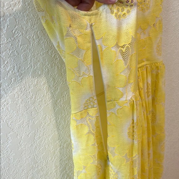 Plenty by Tracy Reese Yellow Floral Lace Dress - Picture 6 of 12
